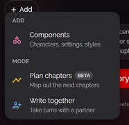 Add menu